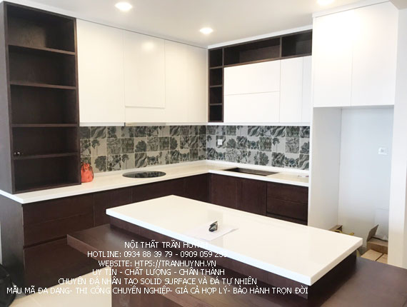 bếp đá nhân tạo